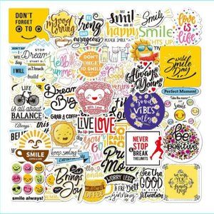50 Stickers | No Repeats | Glossy Finish | Smile Always | Brand New